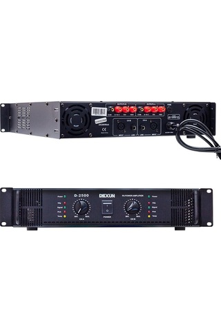 Dexun D-2500 2X350W 70-100V Hat Trafolu Power Anfi