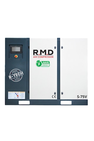 R.m.d Kompresör 75 Hp Invertörlü Vidalı Hava Kompresörü Tek Makine Üıs-75v