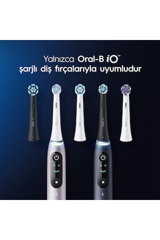 Oral-B İo Ultimate Clean Siyah Diş Fırçası Yedek Başlığı 6'lı