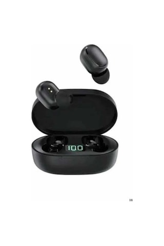 Kulaklık Dijital Göstergeli Bluetooth Bağlantılı Kablosuz Kulak İçi Mikrofonlu Dokunmatik Kontrol 1