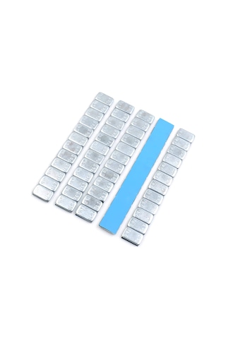 Maiyame Araba Lastik Dengeliği Bloku Metal Yapı Yapışkan Tip 5g X 12 Adet/şerit 5 Şerit Paketi Tüm Jant Ve Tekerlekler İçin Sağlam Tutuş Kayıp Olmaz