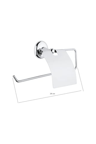 Tema Minimal Banyo Mutfak Kapaklı Kağıt Havluluk Krom Krom