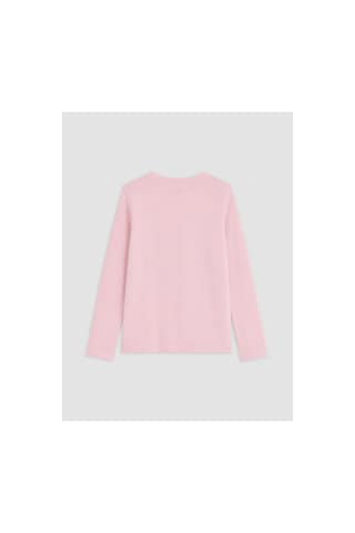 Lc Waikiki Alıta Cıty Farkıyla Pembe Oval Yaka Kız Çocuk Tişört Pembe - 930967995 Pembe