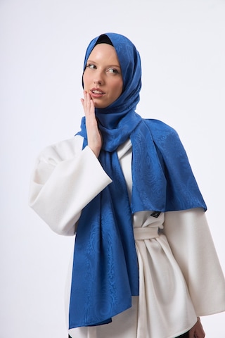 Mirsoy Scarf Velora Modern Desen Şal Mavi