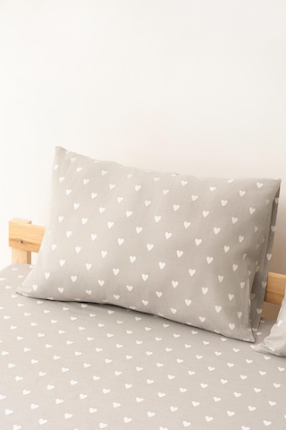 Soley Mix & Match Hearts %100 Pamuk 2'li Yastık Kılıfı Seti 001