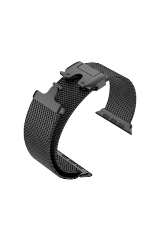 Wearfitpro Apple Uyumlu Watch Milano Örgü Loop Paslanmaz Çelik Kordon 42-45-49mm - Manyetik Toka 8-9-10