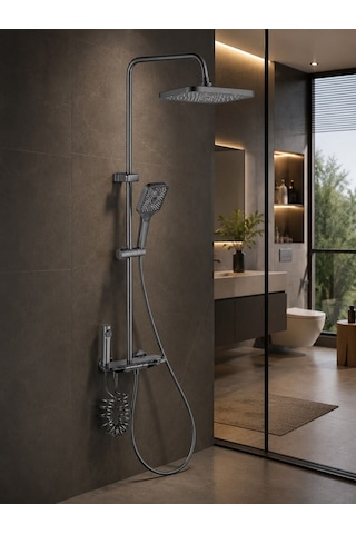 Osmo Piano Banyo Bataryası Ve Duş Sistemi Acar 24.04.200 Açık Gri