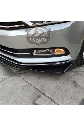 Vw Passat B8 Uyumlu Brabus Ön Lip 3 Parça Kanatlı Lip