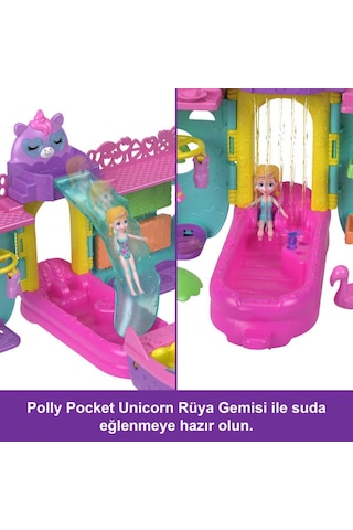 Polly Pocket Unıcorn Dream Cruıse Oyun  Seti HWP26