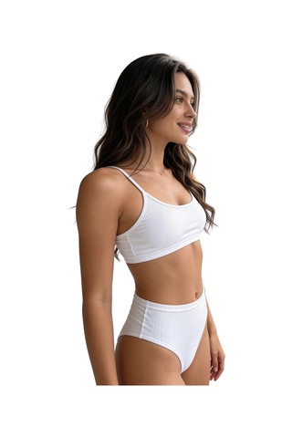 Sensu Kadın Yüksek Bel Fitilli Tanga 5'li Paket Çok Renkli