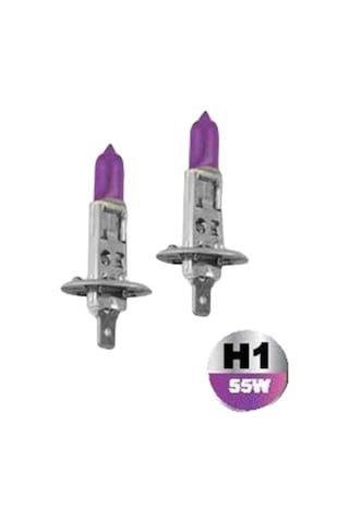 Jsv H1 Halojen Ampul 12v 55w 30000k Far Ampulü Ice Blast 2li Set Deli Mavi 1 Adet