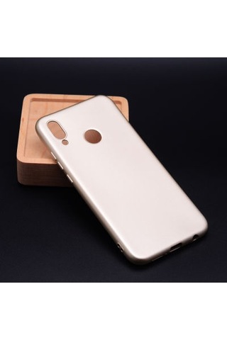 Huawei P20 Lite Kılıf Esnek Yapılı İnce Slim Silikon Kapak Ryc/premier Gold