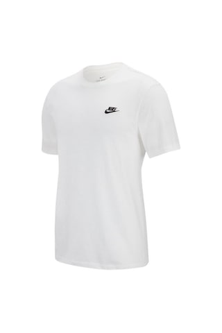 Nike M Nsw Club Tee Erkek Beyaz T-Shirt - Ar4997-101 Nike M Nsw Club Tee Erkek Beyaz T-Shirt - Ar4997-101
