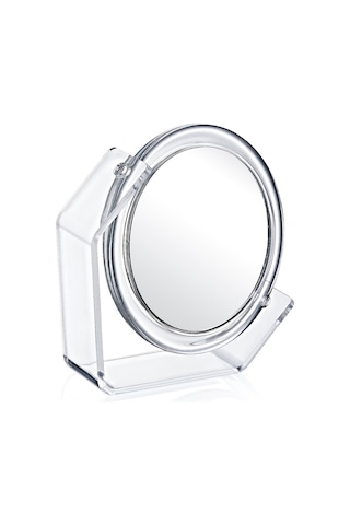 Periboia Oval Makyaj Aynası 360 Derece Dönen Çift Taraflı Yakınl Çok Renkli