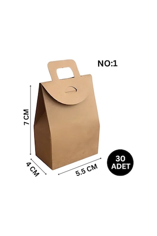 Ramazan Takvim Seti - 30 Günlük Advent Calendar Sticker - 30 Adet Kraft El Geçme Çanta - 10m Jüt İp