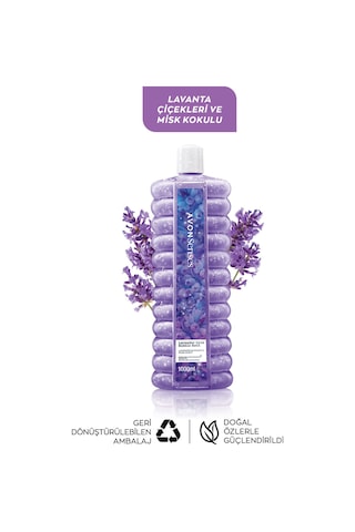 Avon Lavanta Kokulu Banyo Köpüğü 1 L + Avon White Lily Zambak Kokulu Banyo Köpüğü 1 L