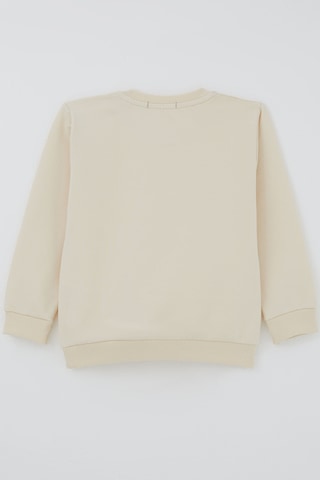 Breeze Kız Çocuk Sweatshirt Dost Ayıcıklar Baskılı 1.5-5 Yaş , Krem