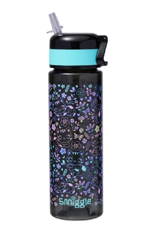 Smiggle Eclipse Plastik İçecek Şişesi Suluk 650 Ml Siyah