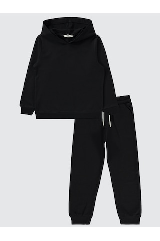 Civil Boys Civil Unisex Çocuk Eşofman Takımı 6-9 Yaş Siyah