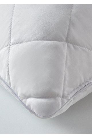 Mikro Kapitone Silikon Yastık 50x70 Cm 800 Gram Beyaz