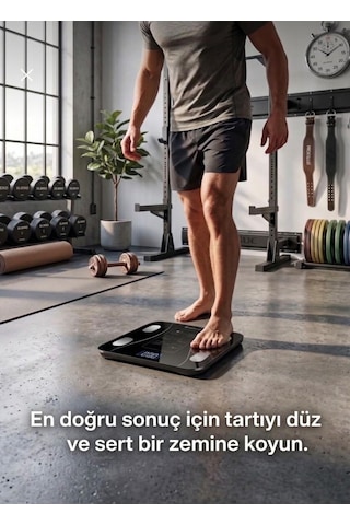 Dijital Baskül Yağ Su Kas Vücut Kitle Endeksi Kilo Ölçer Baskül-tartı