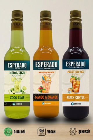 Şekersiz Cool Lime-mangoportakal-ice Tea Base -efsane Yaz Serisi 750 Ml X 3 Adet