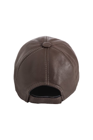 Shopiolog Unisex Hakiki Deri Beyzbol Kep