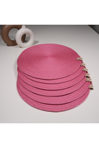 Zengin Design Home 10 Yuvarlak Runner & Amerikan Servisi Pembe