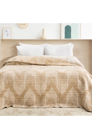 Schafer Home Bloom Çk Battaniye 200x220 Cm 1 Parça-bej Bej