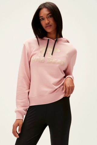 Bad Bear Frost Hoodie Kadın Sweatshirt Beyaz XL Pembe