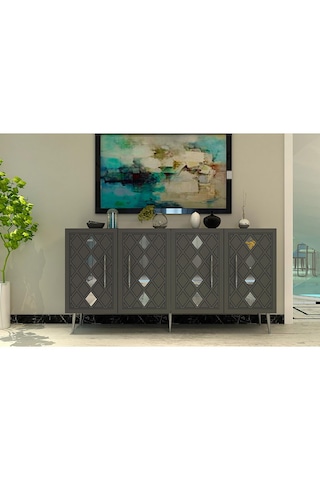 Domect Kb150 Konsol Antrasit-gümüş