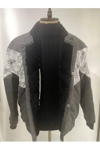 Kadın Aztek Unisex Retro Bomber Oversize Vintage Ceket Abugs4 Çok Renkli