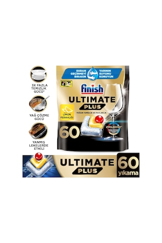 Finish Ultimate Plus Limon 60'li