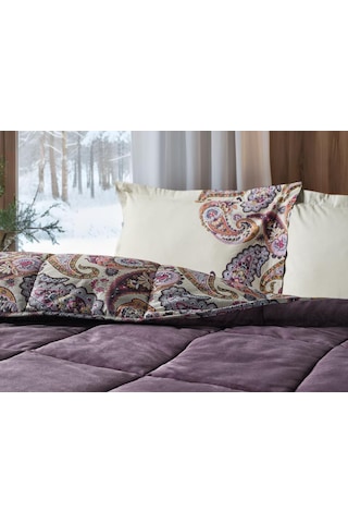 Doqu Home Serra Next Comforter Set Çift Kişilik Mor