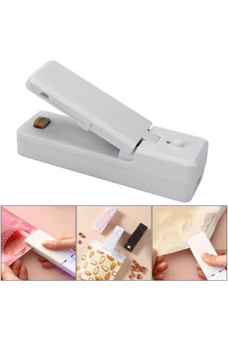 Dolıty Mini Çanta Kapatıcı Usb Şarj Edilebilir Plastik Gri Gri