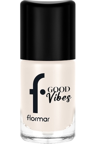 Flormar Good Vibes Yüksek Pigmentli & Parlak Bitişli Nefes Alabilen Oje 013 Naturallatte