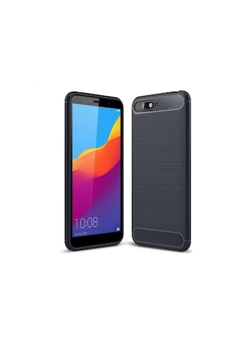 Huawei Y6 2018 Kılıf Zore Room Silikon Kapak Lacivert