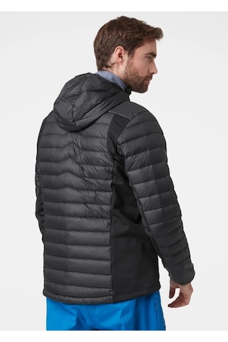 Helly Hansen Hooded Down Hybrid Insulator Erkek Kapişonlu Outdoor Mont Siyah Hha.63007hha.991 001