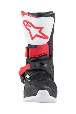 Alpinestars Tech 3s Kros Çocuk Motosiklet Botu Siyah Kırmızı Beyaz