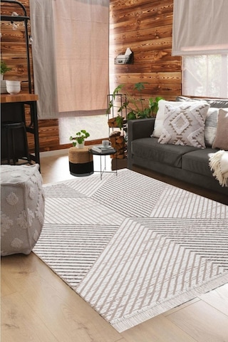 Saraz Halı Bohem Serisi Kilim Bej