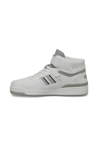 Kinetix Wılmo Pu Hı 5fx Beyaz Unisex High Sneaker Beyaz-a Grı Çok Renkli
