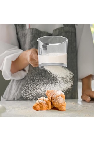 Un Eleme Tetikli Aparatı, Paslanmaz Kaliteli Un Eleyici Un Eleği, Un Eleyici Aparat Bpa İçermez Çok Renkli