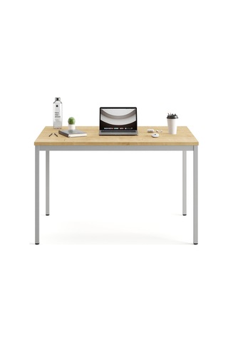 Çok Amaçlı 120x80x75h Cm Masa, Yemek Masası, Ofis Çalışma Masası, Bilgisayar Masası, Safir Meşe Safir Meşe
