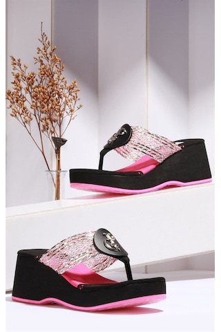 Paris Pudra Siyah Zara Dolgu Taban Terlik-pembe Pembe