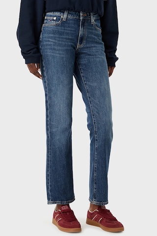 Tommy Jeans Yüksek Bel Pamuklu Wide Leg Jeans Kadın Kot Pantolon Dw0dw23019 1bk Mavi