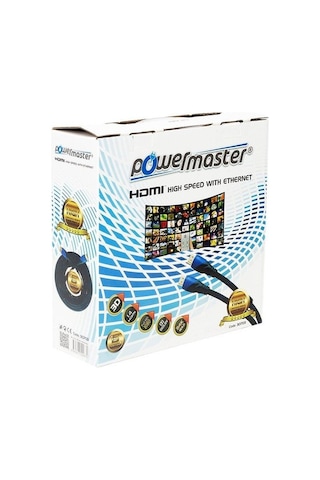 Powermaster 15Metre Örgülü Hdmı Kablo V1.4