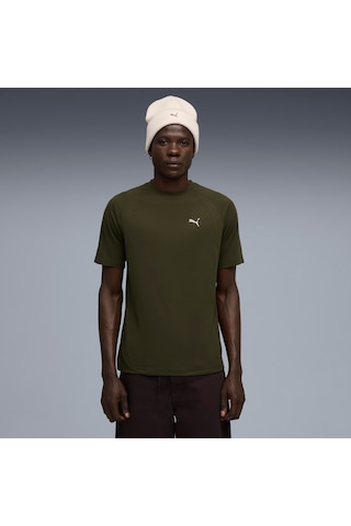 Puma Evostrıpe Tee Erkek Yetişkin T-shirt Yeşil