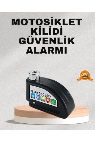 Ekonomik Alarm Disk Kilidi Motosiklet Scooter Bisiklet Güvenlik - Lisinya