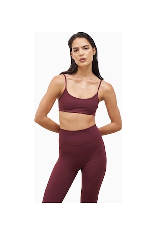 Because Of Alice Because Of Alicebase Sculpting Cami Bra Şekillendirici Spor Sütyeni Bordo