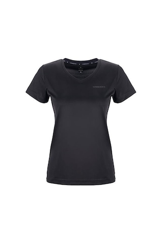 Lumberjack 2m Ct127 Basic Pes V 2fx Kadın T-shirt 101087042 Siyah-siyah